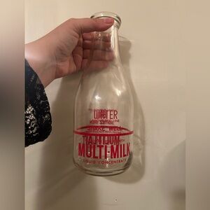 Multi-Milk Liquid concentrate antique bottle Canadian classic